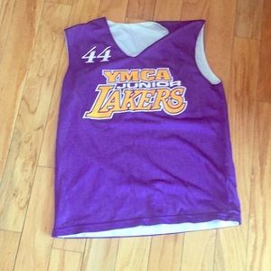 Awesome ymca junior lakers jersey